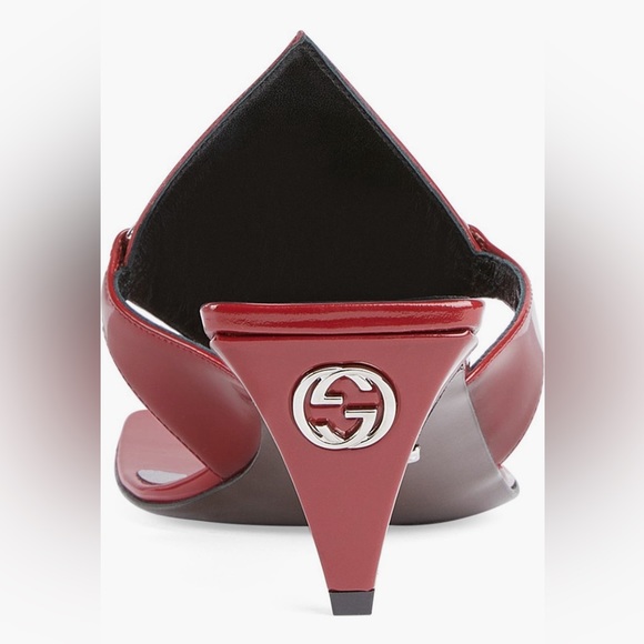 New Authentic Gucci Horsebit Kitten Heel Flip Flop - Picture 2 of 5